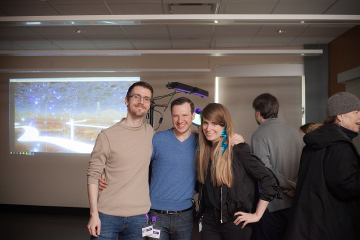 Nathan Glynn Ryan Black JaNae Contag at Maker Fest Wilmette Library