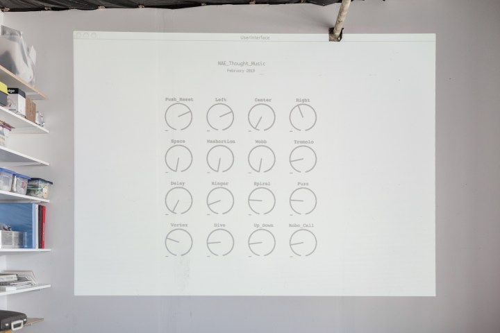 NAE Thought Music Projection by JaNae Contag and Ryan Black